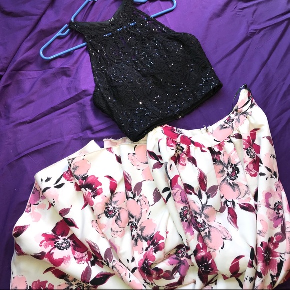 Cute 2 piece Prom Dress - Picture 2 of 6